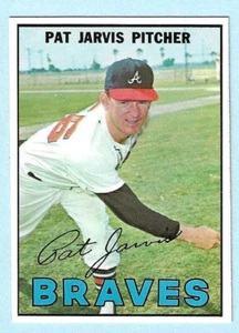 1967 Topps #057 Pat Jarvis Atlanta Braves quasi nuovo - SETBREAK COMPLETO - Foto 1 di 2
