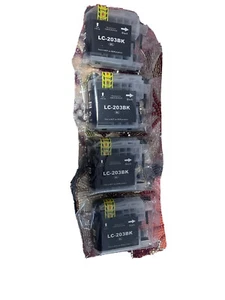 Cartucho de tinta 4 piezas LC-203BK XL para Brother MFC-J4620DW MFC-J4420DW MFC-J5520DW - Imagen 1 de 1