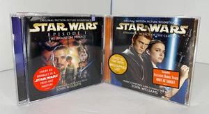 Star Wars Episode I & Episode II Original Motion Picture Soundtracks (2-Disc CD) - Picture 1 of 8