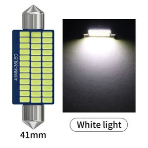 OPRAH 100X 41MM LED Festoon Canbus Map Dome Lights Bulbs Lamp White C5W Trunk 2X - Picture 1 of 10