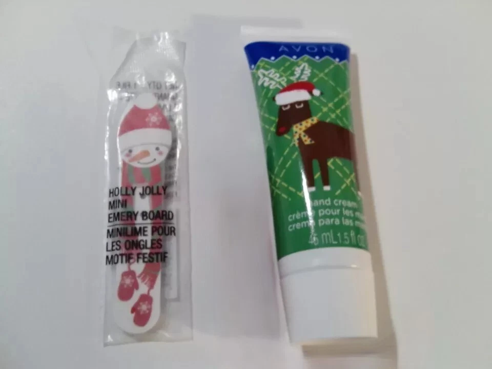 GUANTE DE SILICONA CREMA DE MANOS 2 piezas Holiday Avon Care, tablero Emory Envío Gratis Foto 1 de 1