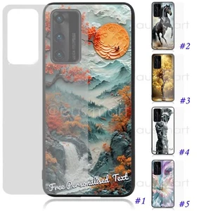 Personalised Text Glass Phone Case For Huawei Y9/7/6/5 Series - Picture 1 of 11