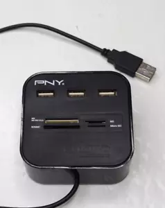 PNY CARD READER USB 2.0 MULTISLOT - Picture 1 of 4