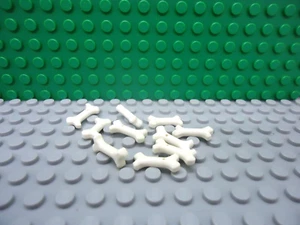 Lego mini figure 10 White Small Dog Bones Animal NEW - Picture 1 of 1