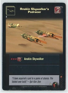 Anakin Skywalker's Podracer 1999 Young Jedi CCG Foil #F7 - Imagen 1 de 2