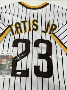 Fernando Tatis Jr. San Diego Padres Hand Signed Autographed Jersey with JSA COA - Picture 1 of 5