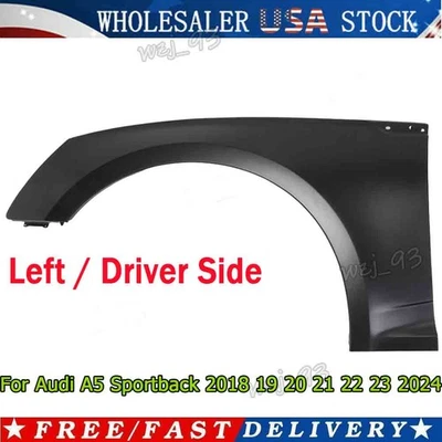 AU1240145 New Replacement Front Driver Fender for 2018-2024 Audi A5 Quattro - Imagem 1 de 4