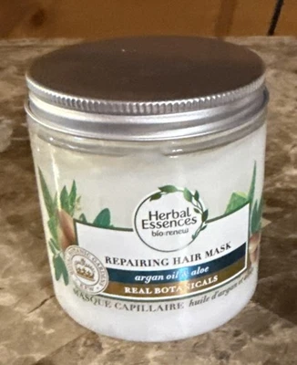 Máscara reparadora botânica de cabelo Herbal Essences óleo de argan e aloe 8 fl. Oz - Imagem 1 de 4