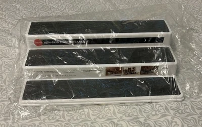 Copco Non-Skid 3-Tier Spice Pantry Kitchen Cabinet Organizer, White/Gray - Image 1 of 3