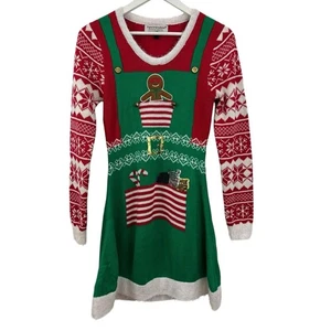 Tiara International Weihnachten Lebkuchen Kleid Damen Größe S - Bild 1 von 5