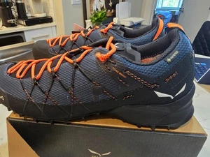 Salewa Wildfire 2 GTX M Hiking Trail Shoes 3965 Navy / Blazer / Black SIZE 10 - Picture 1 of 15