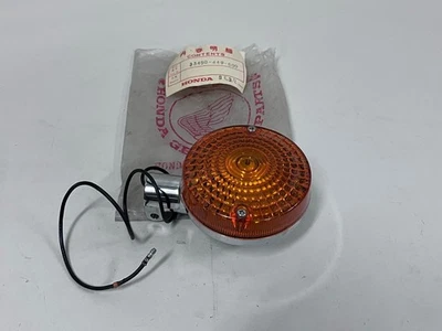 HONDA CX500C НА ЗАКАЗ 1980-1981 ЛЕВЫЙ ПЕРЕДНИЙ ПОДМИГИВАТЕЛЬ # 33450-449-600 НОВЫЙ (456)IR - Изображение 1 из 4