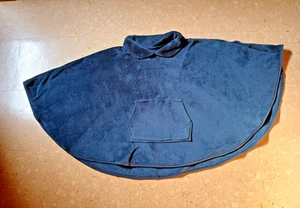 Damen Poncho, blau, Universalgröße - Bild 1 von 3