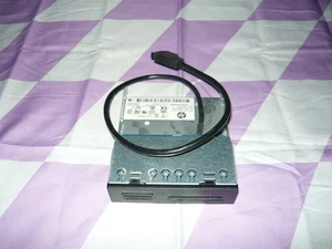 HP USB 3.0 Front 3.5 Bay Card Reader SD Memory Stick CompactFlash Used Good - Picture 1 of 2
