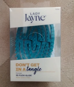 Lady Jayne 3D Flexi-Glide Gentle Detangling Hair Brush Messager Wet Dry Scalp - Picture 1 of 18