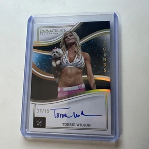 2023 Panini WWE Immaculate Collections TORRIE WILSON Legends On Card Auto /49 - Picture 1 of 2
