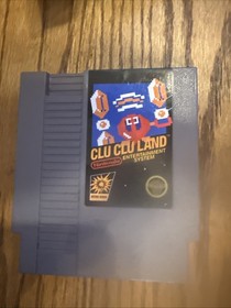 Nintendo NES Clu Clu Land Arcade Game Cartridge Tested Working