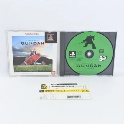 PS1 Mobile Suit GUNDAM Ver 2.0 The BEST Spine * Playstation For JP System p1 - Image 1 of 2