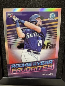 Bowman 2022 - Novato del Año Favoritos Cal Raleigh #ROYF-7 (RC) - Imagen 1 de 2