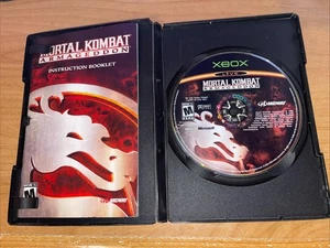 Mortal Kombat: Armageddon Microsoft Xbox - Disc und Handbuch mit Registrierungskarte - Bild 1 von 2