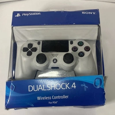 Controle sem fio Sony Cuh-Zct2U PlayStation 4 PS4 Dual Shock, branco glaciar - Imagem 1 de 4