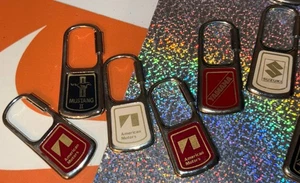 Vintage Keychain Bundle Deal of 6 Rare 1980s 1970s USA Japan Mustang Ford Yamaha - Picture 1 of 1