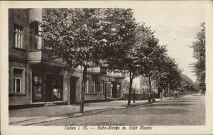 Ak Velten im Kreis Oberhavel, Bahnstraße mit Café Maass - 4845552 - Picture 1 of 2