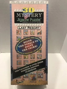 Vintage 1995 3D Mystery Puzzle Last Resort (504 Teile) NEU & VERSIEGELT - Bild 1 von 11