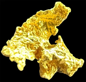 .296 GRAMS AUSTRALIAN NATURAL PURE GOLD NUGGET GENUINE (94-98% PURE) #AUSSIE111 - Picture 1 of 6