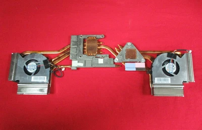 ORIGINAL MSI MS-16P8 FAN & HEATSINK COMBO E330800712 E330401250 E32250019 - Image 1 of 4