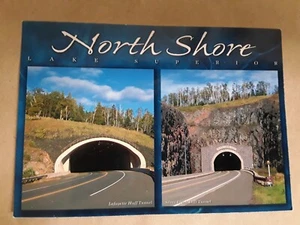 Color POSTCARD SILVER CREEK CLIFF Tunel Lake Bluff NORTH SHORE LAKE SUPERIOR MN - Picture 1 of 2