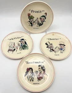De Colección Tostadas Fondeville Bar Plato Tostadas en 4 Idiomas Diferentes Bristol Inglaterra - Imagen 1 de 10