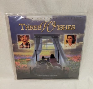 Three Wishes Special Edition 2 Disc Laserdisc Patrick Swayze Commentary Pioneer - Picture 1 of 2