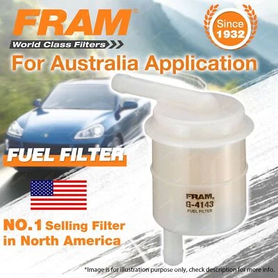Fram Fuel Filter for Mitsubishi Lancer GL LA LB LC GLX SEI Petrol 4Cyl Refer Z92 - image 1 of 2