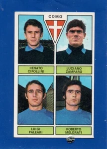 FIGURINA CALCIATORI PANINI 1971/72 CIPOLLINI ZAMPARO PALEARI MELGRATI REMOVED - Imagen 1 de 2