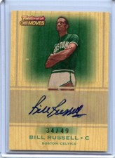 2007-08 Topps Trademark Moves Bill Russell Auto Autograph #34/49