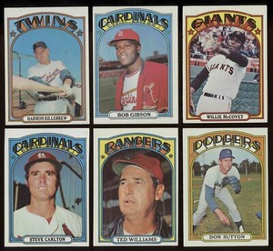 1972 Topps NrMt +/- Stars & HIGH #'s: #420 Steve Carlton