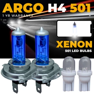 For Nissan Micra K12 Headlight Bulbs White Xenon 100w High/Low/Led Side Light - Picture 1 of 17