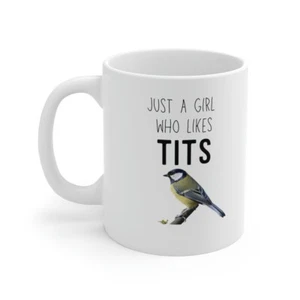 Novelty mug Just a girl who likes tits - Picture 1 of 5
