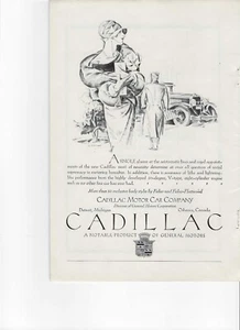 Original 1928 Cadillac vintage print ad: "A single glance at the aristocratic... - Picture 1 of 1