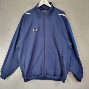 Nike Total 90 Track Jacket Mens XL Blue Vintage 90s Football Training Zip Up - Picture 1 of 16