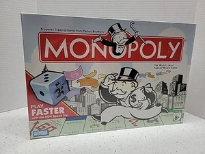 Parker Brothers Monopoly 2007 Edition Board Game With New Speed Die- NEW Sealed - Picture 1 of 6
