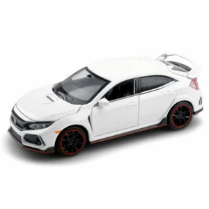 1:32 Honda Civic Type R Model Car Diecast Toy Cars Toys for Boys Kids Gift White - Picture 1 of 10