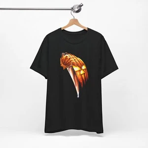 Camiseta Halloween 1978 Michael Myers Pumpkin Knife Boogeyman - Imagen 1 de 11