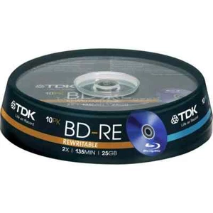 TDK Blu-Ray BD-RE 25GB Blank ReWritable Discs lot - Picture 1 of 9