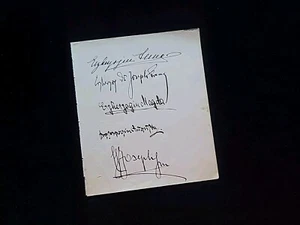 Documento firmado por la princesa del archiduque José Francisco Hungría austríaca Habsburgo realeza - Imagen 1 de 24