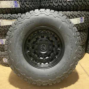 17x9.5 Black Rhino Arsenal Wheels 35 BFG KO2 AT Tires 6x5.5 Chevy Silverado 1500 - Picture 1 of 4