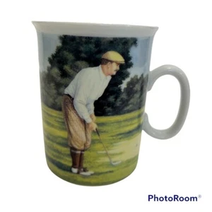 Coffee Tea Mug Cup Golf Man Chipping Golfing Limoges 10 oz Birthday Gift Golfer - Picture 1 of 12