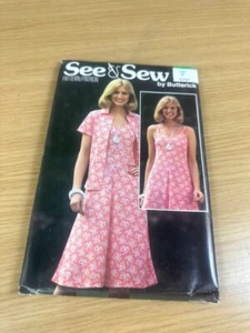 BUTTERICK PATTERN 5767 DRESS SIZE 16 DRESS & JACKET - STRETCH KNIT - Picture 1 of 4