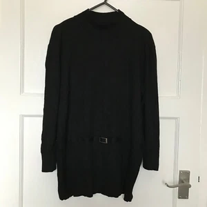 Wallis Petite Black Jumper Size 18 High Neck Long Sleeve Pullover - Picture 1 of 8